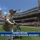 Illustration for article titled 105-year-old Woman Throws a Killer First Pitch at Padres Game